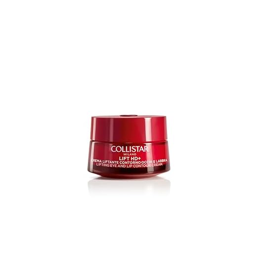 Collistar Lift HD+ Contorno de Ojos y Labios, Crema Lifting con Efecto Tensor Inmediato, Estimula Colágeno y Elastina, Reafirma y Define el Óvalo Facial, Todo Tipo de Piel, 15 ml