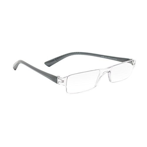 Image of Enlite(Model 001) Reading Glasses | One Piece Transparent Front | Scratch Resistance Coated | Available with attractive Case | Ideal for Near Vision | Power Range + 1.00D to +4.00D (0.50 step) | Available in Gold & Silver colour