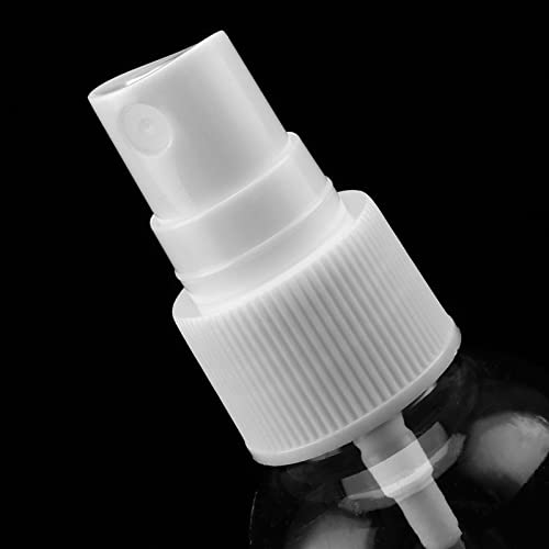MANCHAP 60 Pack 2oz Plastic Travel Spray Bottles with Caps, Clear Mini Fine Mist Spray Bottles with 4 Funnels, Travel Size Spray Bottles Refillable Containers for Essence, Hair Spray, Toner3
