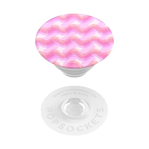 PopGrip PopSockets Rosy Waves : Support et Grip de Téléphone à Top Interchangeable