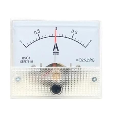 Ampèremètre CC 15A avec déviation positive et négative modèle 85C1 encastrable 64x56 mm