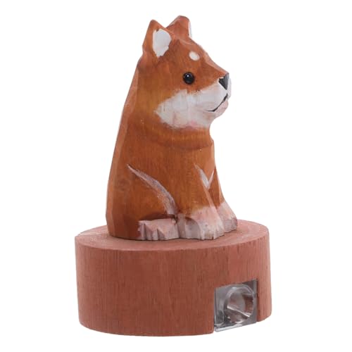 EXCEART 可愛い柴犬型手動筆削り器 小型ポータブル文具 向け 設計 学校やオフィス用 学習促進アイテム