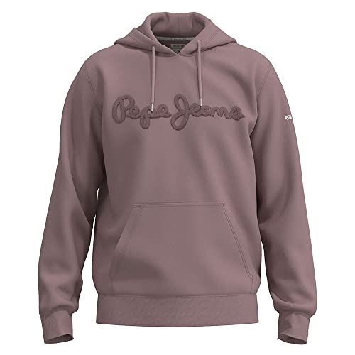 Pepe Jeans Herren Ryan Hoodie Sweatshirt, Pink (Bleach Pink), L