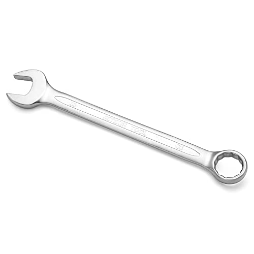 Image of Jetech 33mm Combination Wrench, Metric 12-Point Chrome Vanadium Steel Spanner, Industrial Grade with 15-Degree Offset, Sand Blasted Finish, Heat-Treated Forged Tool