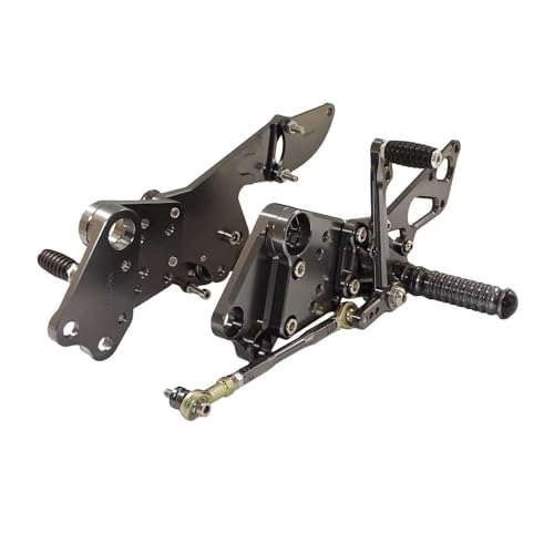 Motorrad Fußrasten Für KTM RC 125 200 250 390 RC125 RC200 RC390 2014-2021,Fussrasten Sozius Motorrad Vorne Hinten Fußrasten,Fußrastenplatte,Grey