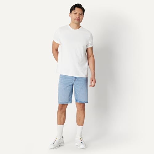 Image of Amazon Essentials Men's Rigid Relaxed-Fit Jean Shorts
