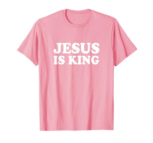 Jesus Is King Shirt Faith Christian Camiseta