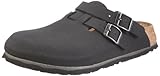 birkis kay seagull Weichbettung Birki Unisex-Erwachsene Clogs, Schwarz/Kay Black, 44 EU