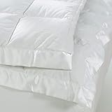 Pacific Coast Feather All Seasons 100% Cotton Light Down Blanket - White, Full/Queen, (37289-1210)