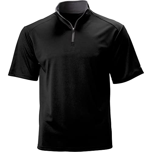 B-Core S/S 1/4 Zip Black/Graphite 2X-Large