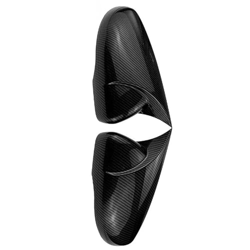 Coques de rétroviseur Golf 6 aspect carbone brillant pour MK6 GTI R GTD 2009-2013