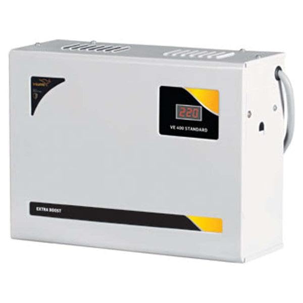 Image of V-Guard VE 400 Voltage Stabilizer AC 1.5 ton 90-300V (White)