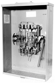 Milbank U9801-R 1 Phase Ringless Meter Socket With Lever Bypass 4 Jaw 1 Position 200 Amp