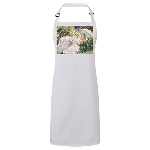 Tablier cuisine premium blanc anti-taches peinture Sargent Simplon Pass
