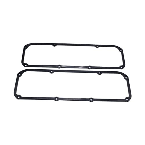 Image of 2 pcs /set Black Reusable 3 /16 inch Cleveland Steel Core Rubber Valve Cover Gaskets Fits for Ford 351C 351M 400M 1970-1982