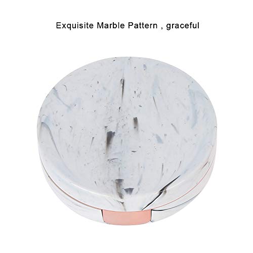 image for Mavis Laven Contact Lenses Soaking Case, Fashion Marble Portable Plast