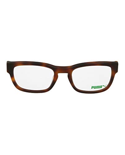 Puma Eyewear Unisex-Adult Matte Medium Havana PU0045O-30000322-002 Puma Eyewear Unisex-Adult Matte Medium Havana PU0045O-30000322-002