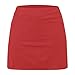Girls Athletic Tennis Skirts with Bulit-in Shorts, Colorblock Casual High Waist Stretchy Flared Mini Skater for 2-13 Years