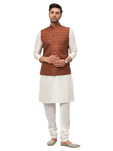 Image of VM Men's Jacket, Kurta and Pyjama Set