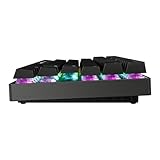 CHERRY XTRFY MX 8.2 Pro TMR Wireless – Clavier de jeu mécanique magnétique TKL, commutateurs CHERRY MK CRYSTAL TMR personnalisables, PBT, Hot-Swap, RapidTrigger, SnapKey/SOCD, 8 kHz, disposition