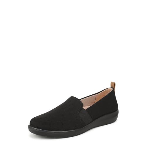 LifeStride Womens Next Wave Loafer Flat Black 8 M