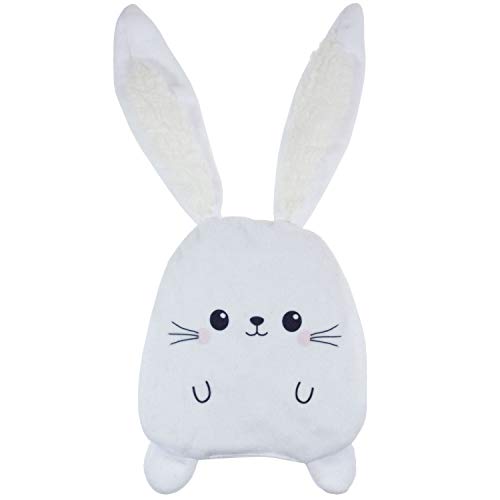 Cojín térmico Almohada en el vientre Saco Térmico- relleno de 200 gr de huesos de cereza orgánicos - para tratamientos de frío y calor cara Rabbit [088]