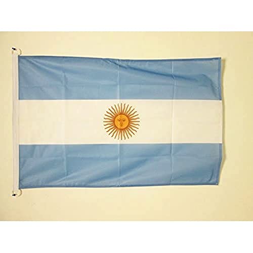 AZ FLAG Bootflagge Argentinien - 45x30 cm - Argentinische Bootsfahne 30 x 45 cm Marine Flaggen - Flaggen