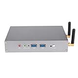 GM-JAPAN ミニデスクトップPC Windows 10 Pro/Intel Celeron J3160 / メモリ4GB / SSD64GB / コンパクト 小型PC/HDMI対応/Wi-Fi / USB3.0 / WPS Office付属