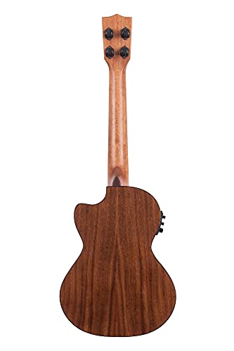 Kala KA-SCAC-TE-C-BAG – Solid Cedar Top Acacia, Tenor Cutaway ukulélé électro-acoustique, livré avec housse - Les Beatles, Paul McCartney, John Lennon, RIngo Starr, George Harrison Kala KA-SCAC-TE-C-BAG - Solid Cedar Top Acacia, Tenor Cutaway ukulélé électro-acoustique, livré avec housse – Image 3