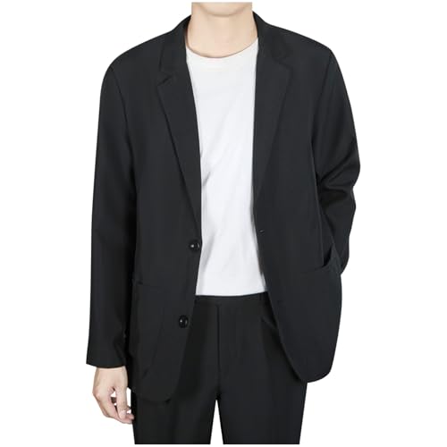 Men's Casual Long Sleeve Blazer Jackets Regular Fit Lightweight Two Button Sport Coat Suit Jacket for Business Work