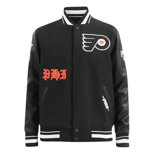 Image of Pro Standard Mens NHL Old English Varsity Jacket
