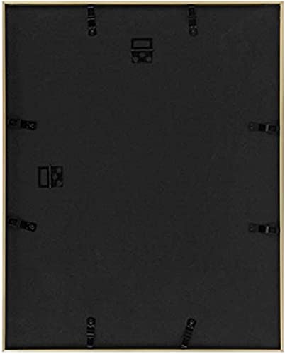 Auear, 16X20 Picture Frame - Display Photos 11X14 With Mat Or 16X20 Without Mat - Aluminum Metal Pictures Frame For Wall Mounting - Real Glass (Gold) #TOP4