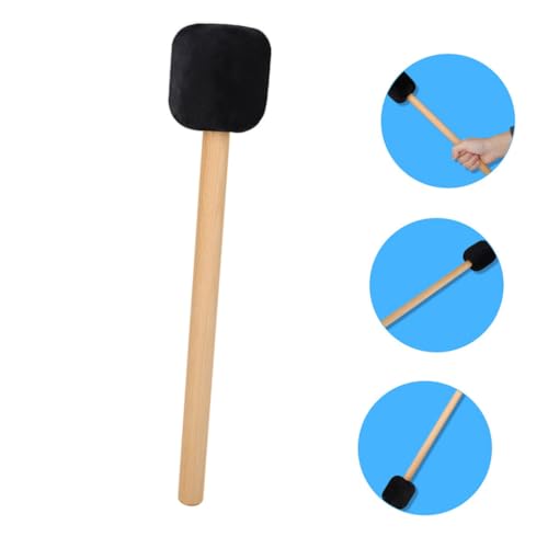 Baqueta para batería con mango de madera para bombo miniatura 4