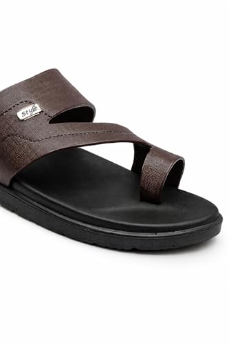 Image of ATHREE Slippers for Man Soft Lightweight | Chappal for Men Daily use Casual Slipper | Stylish Sleeper for Mens EVA Flip Flops Home use Gents Footwear for Man Pack of 1