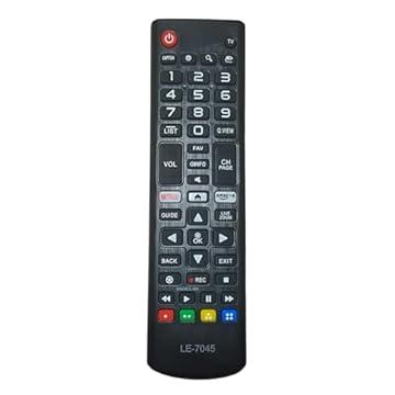 Controle Compatível TV Smart LG polegadas 32/43/49/50/55/65 Diversos Modelos 43UR7800/UR781C/LR6700 50UT8000/UT8050 55UT8000 32LR600B/32LR601