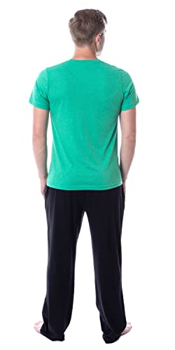 INTIMO Jurassic Park Mens' Movie Film Life Finds A Way Icon Sleep Pajama Set4