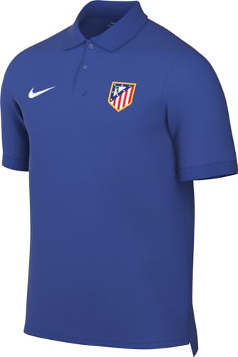 Polo Atlético Madrid Nike Dri-FIT HJ6268 pour homme en jersey technique rouge