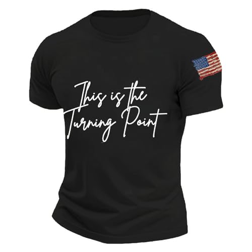 This is The Turning Point Shirt for Men Turning Point USA Freedom Retro America Flag Tshirt