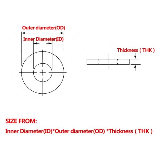Joint en plastique PTFE résistant aux variations de pression pour manomètre - 2