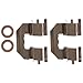 ACDelco Gold 18FR12650N Rear Driver Side Disc Brake Caliper Assembly (Friction Ready Non-Coated)