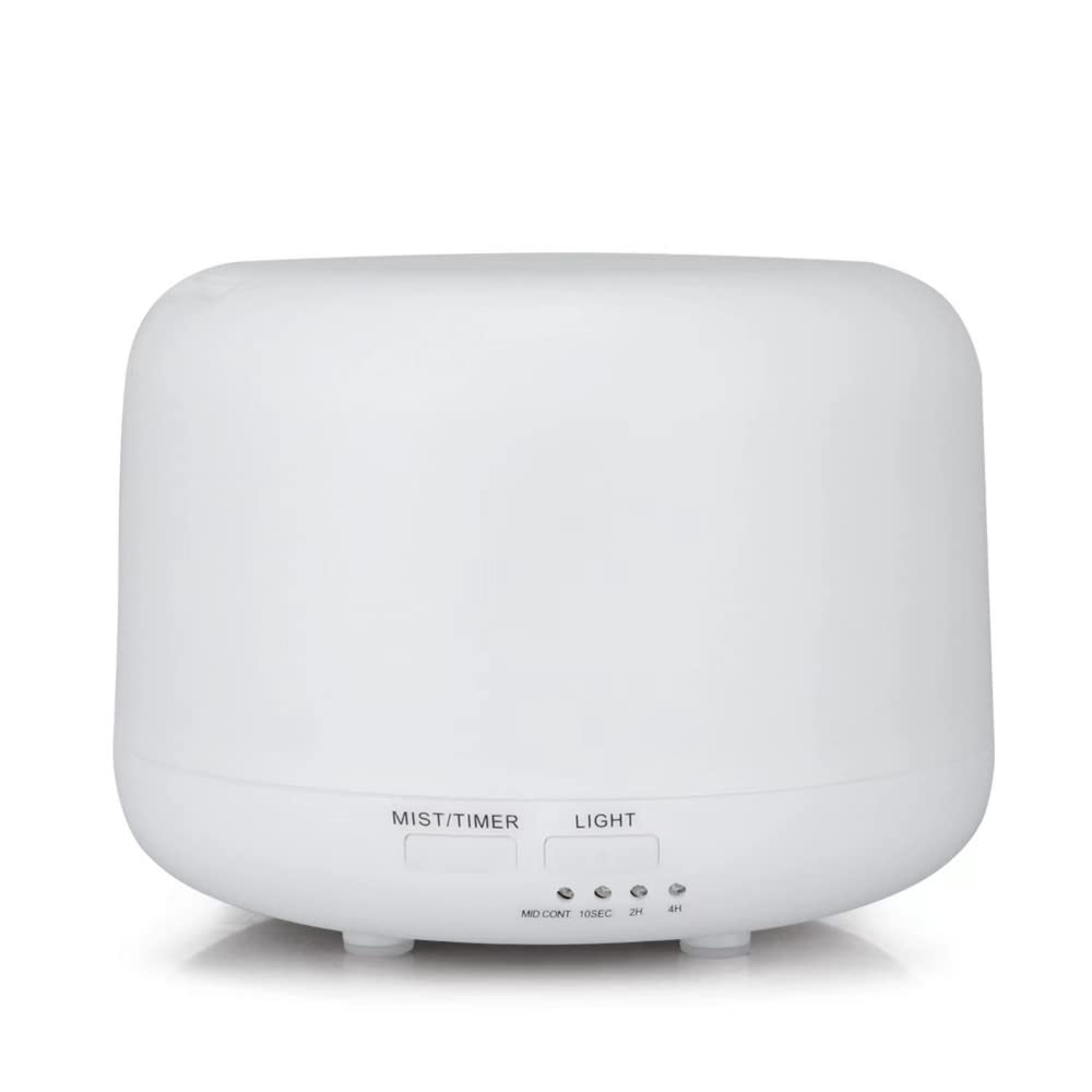 AMERTEER Aroma Diffuser 300ML Aroma Essential Oil Diffuser Ultrasonic Aromatherapy Machine Humidifier Moistener Atomizer with Warm White Light, Large Capacity Persistent Version