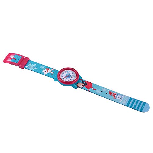 Toddler Girls Kids Children Watch,3D Cute Cartoon Breathable Fabric Band Japanese-Quartz Wristwatches Time Teacher Gifts Watches for Kids Girls Toddlers (Snowman)3
