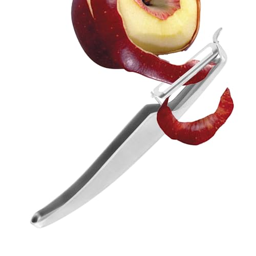 Lleno de patatas palas de péndulo 19 cm, pelador de péndulo, pelador de verduras, acero inoxidable cromargan, lavavajillas apto para lavadora