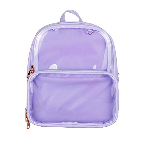 Mochila transparente elegante para adolescentes que buscan comodidad y orden visual