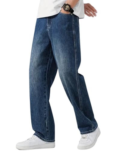 GRECIILOOKS Men Jeans || Baggy Fit Jean's for Man || Loose Fit Hi...