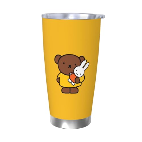 ミッフィー 水筒 真空断熱ケータイマグ 600ml ステンレスボトル 車用 直飲み 保温 保冷 フタ付きコーヒーカップ アウトドア 車のネイブに最適 スポーツタイプ ステンレスクールボトル 軽量 隔? 水筒 男の子 女の子