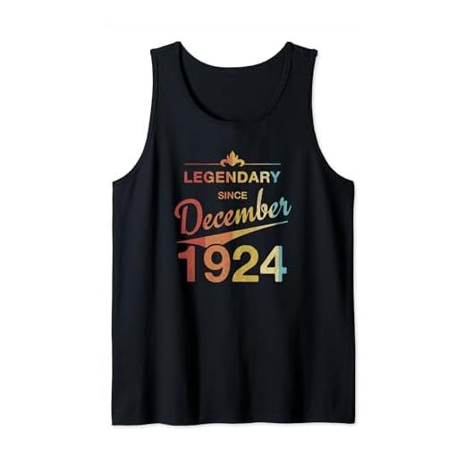 100 cumpleaños Nacido en Diciembre de 1924 Vintage 100 años Camiseta sin Mangas