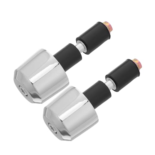 Embouts de guidon moto Healvian anti-vibrations blancs pour stopper la fatigue des mains