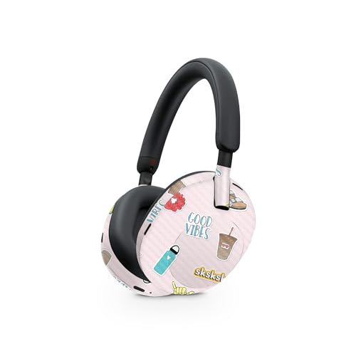 Image of MightySkins Carbon Fiber Skin Compatible with Sony WH-1000XM5 Headphones - VSCO1 | Protective, Durable Textured Carbon Fiber Finish | Easy to Apply, Remove, and Change Styles