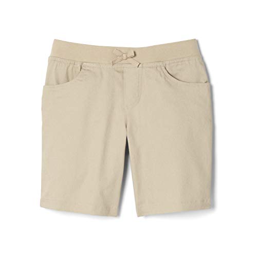 french toast girls39 big pull-on cotton twill shorts with pockets
